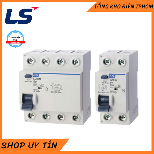 CB Chống Giật LS 2P,3P, 10A,20A,25A,32A,40A,63A- Hàng Chính Hãng
