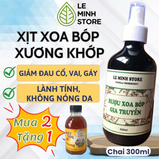 Xịt xoa bóp 300ml giúp thư giãn giảm đau cổ vai gáy, khớp đau tê cứng, Dầu xoa bóp xương khớp tan máu bầm nhanh hiệu quả
