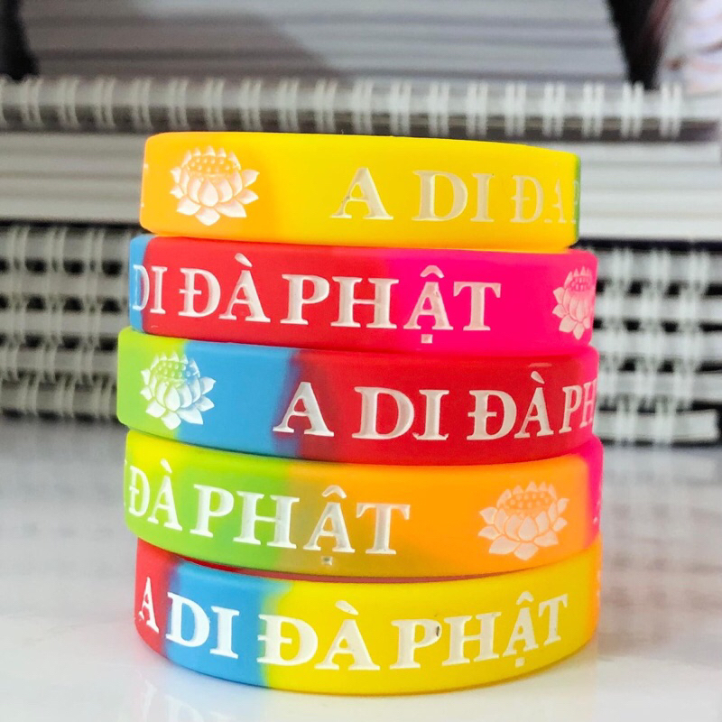 Set 5 Vòng Tay A Di Đà Phật bền đẹp