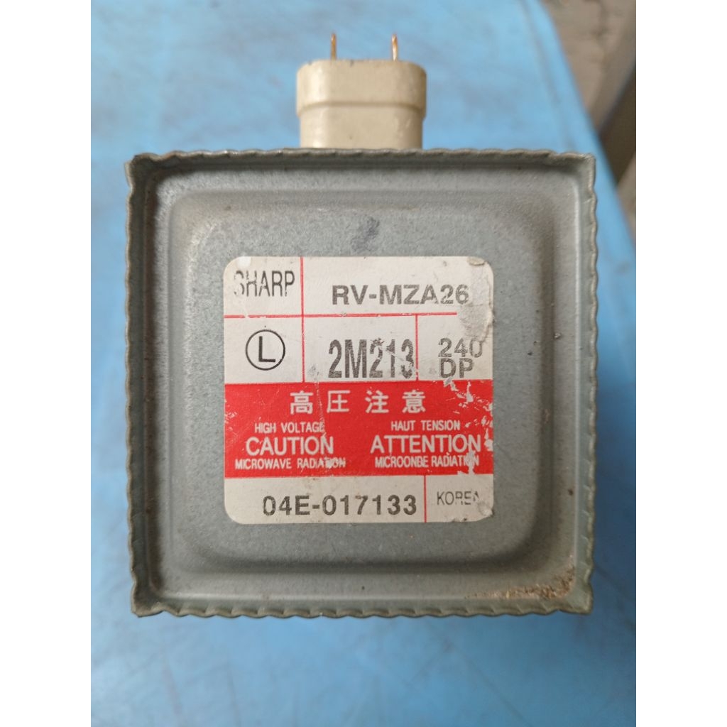 Đèn cao áp lò vi sóng SHARP RV-MZ A261 2M213 còn đẹp 😍. Made in Korea. Hàng đã qua sử dụng, hàng zin