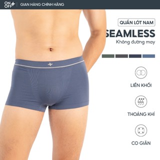 Quần lót sịp nam trunk không đường may Seamless con giãn vượt trội không vệt hằn trên da - ONOFF 18UP23A067-18UP23A065