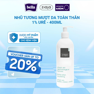  Nhũ Tương Mượt Da Toàn Thân 1% Urê Ziaja Med 400ml Giúp Làm Dịu Nhẹ & Dưỡng Ẩm Giảm Khô Da 