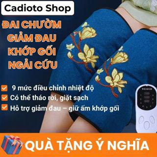  Đai Chườm Gối Ngải Cứu Đông Y Cadioto Giảm Đau Nhức Hỗ Trợ Ngủ Ngon – Quà Tặng Ý Nghĩa 