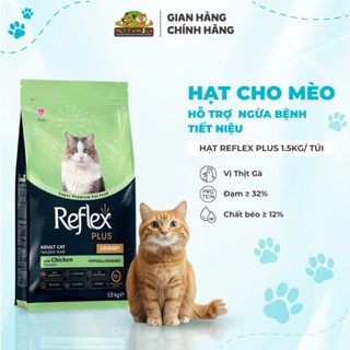 Hạt Cho Mèo Reflex Plus RPCALL 1.5Kg - Thức Ăn Dành Cho Mèo Lớn Ngừa Tiết Niệu - Vị Gà - HAPPY PETFAMILY