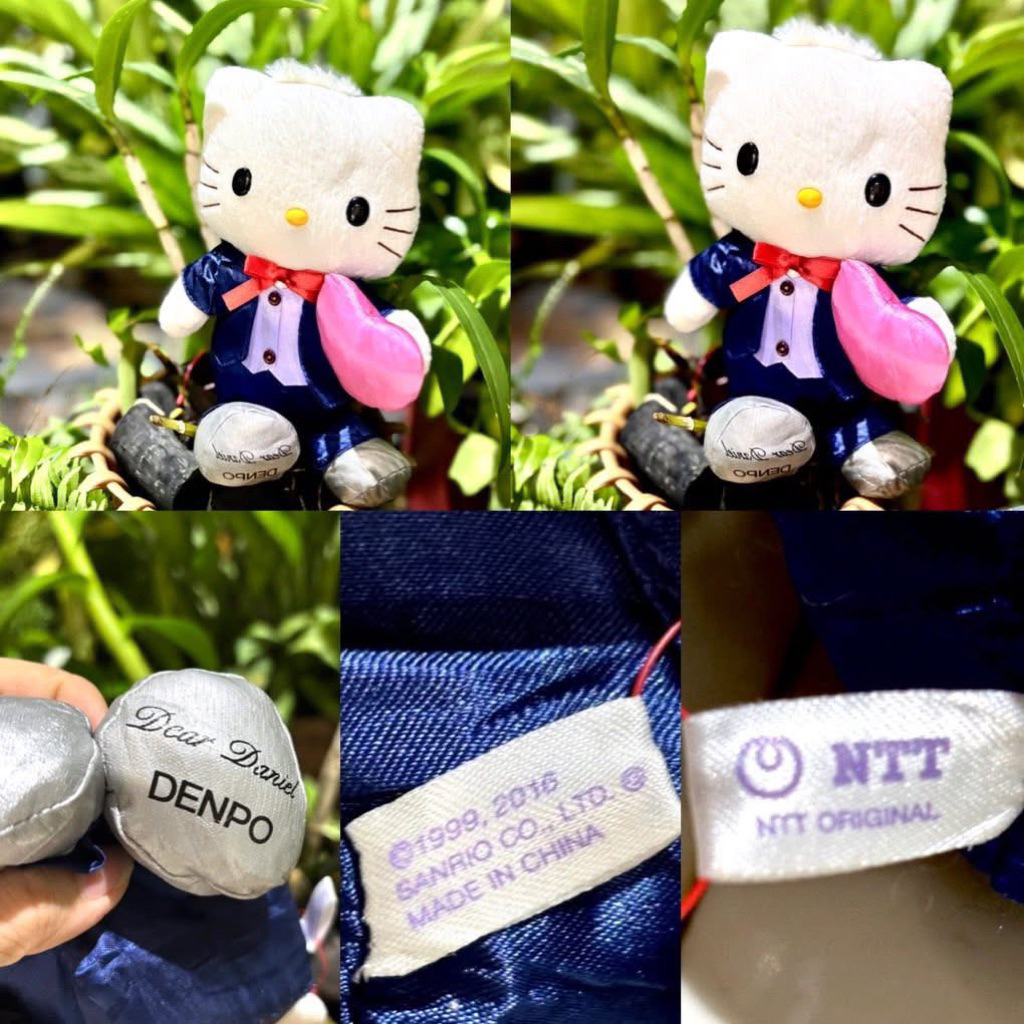 Gấu bông kitty chú rễ