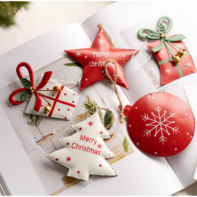 Phụ Kiện Treo Kim Loại PKT01 Treo Cây Thông Noel Phụ Kiện Trang Trí Giáng Sinh