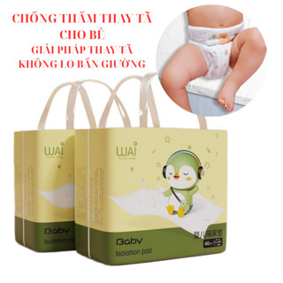 [WAI] Miếng Lót Chống Thấm WAI Dùng 1 Lần Thay Tã Bỉm Cho Bé & Mẹ Sau Sinh
