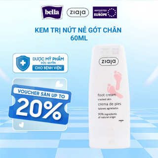 Kem Giảm Nứt Nẻ Gót Chân Ziaja 60ml Thành Phần Thuần Chay, Phù Hợp Cho Mọi Đối Tượng