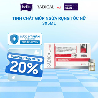 Tinh Chất Giúp Giảm Rụng Tóc Nữ Radical Med 3x5ml Dưỡng Ẩm, Cung Cấp Dưỡng Chất Cho Da Đầu