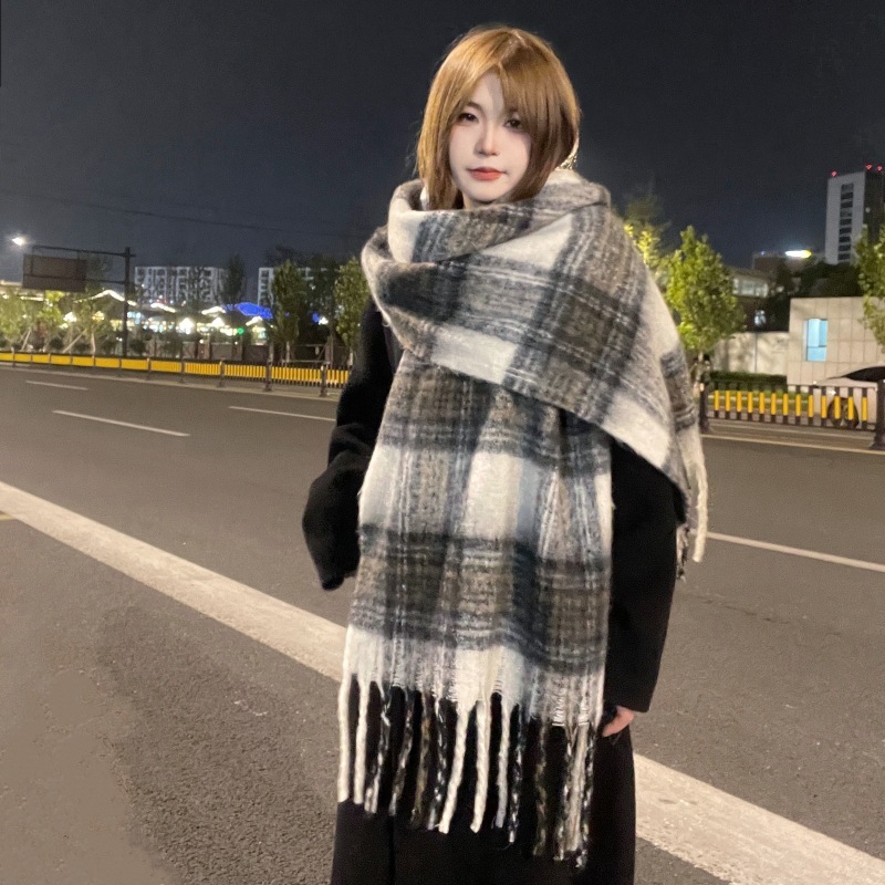 Khăn Len Quàng Cổ Bản To Thời Trang Nam Nữ Chất Mềm Mịn QO STORE K62 | BigBuy360 - bigbuy360.vn