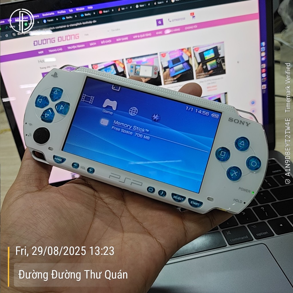 PSP 1000 - [Máy Cũ 96% - Đọc kỹ trong phần mô tả] - 64G - Tải Game Free