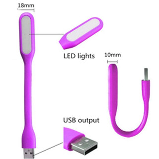 Đèn Led USB MIni Siêu Sáng Bằng Nhưa Dẻo Uốn Công 360 Độ - Bóng Đèn Led Cổng USB