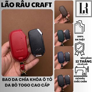  Bao da chìa khoá xe ô tô KIA  SORENTO K3 Sportage  "2021 - 2024" bọc chìa khoá xe hơi da bò Togo thật KIA_D4 