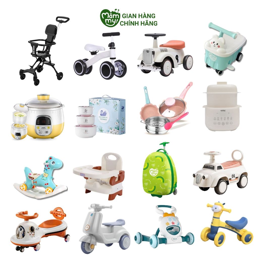   QUÀ TẶNG MÀU NGẪU NHIÊN  Xe chòi đồ chơi phụ kiện cho bé Mămmy 