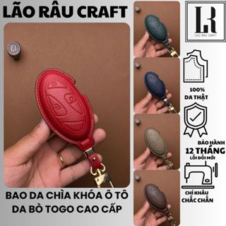  Bao da chìa khoá xe ô tô Huyndai  Santafe Tuccson  2024-2025 bọc chìa khoá xe hơi da bò Togo thật HUY_G4 