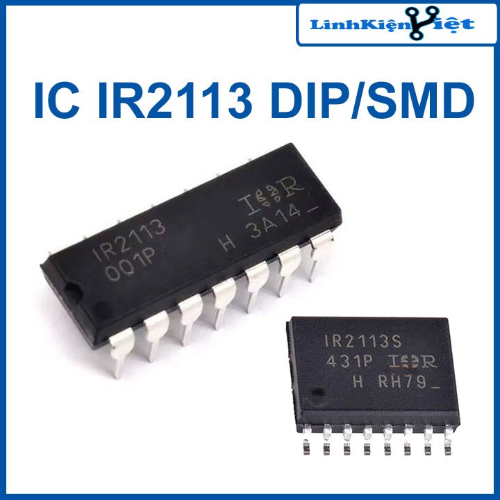 IC chức năng IR2113 chân dán, chân cắm P14