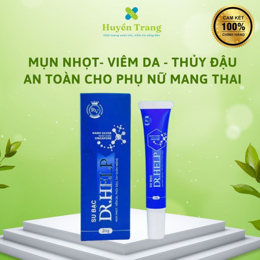 Kem bôi da DR.HELP – Giảm ngứa, rôm sảy, thủy đậu, zona, mụn nhọt -An toàn cho phụ nữ mang thai