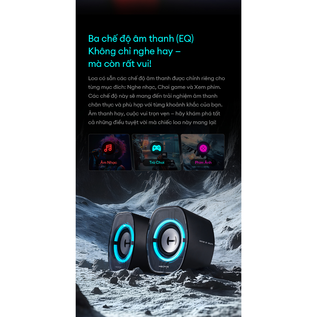 Loa Máy Tính Bluetooth EDIFIER G1000 II | Công Suất 4W | Củ Loa Toàn Dải | 9 Hiệu Ứng Đèn Led | Bảo Hành 15 Tháng | BigBuy360 - bigbuy360.vn