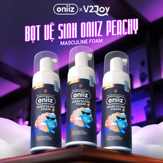  Bọt vệ sinh nam giới Oniiz Plus hương Peachy dung dịch Masculine foam sạch sâu mát lạnh dưỡng ẩm 145ml - V2Joy Vietna 