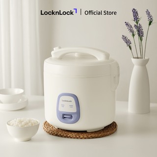  Nồi cơm điện Locknlock Electric rice cooker EJR462IVY công suất 700W dung tích1.8L - Màu ngà 