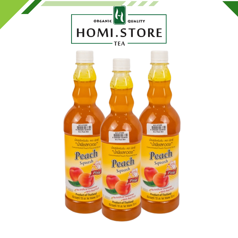 [Homi Store] Siro Đào Thái Lan Pixie 730ml