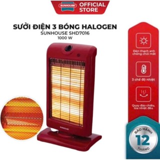 Đèn Sưởi 3 Bóng Sunhouse SHD7016 Công Nghệ Cao, Tốc Độ Làm Ẩm Nhanh, Toả Nhiệt Đều Sử Dụng Tiện Lợi