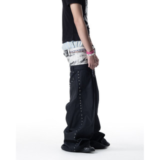 DOUBLE WAIST DIRTY JEANS