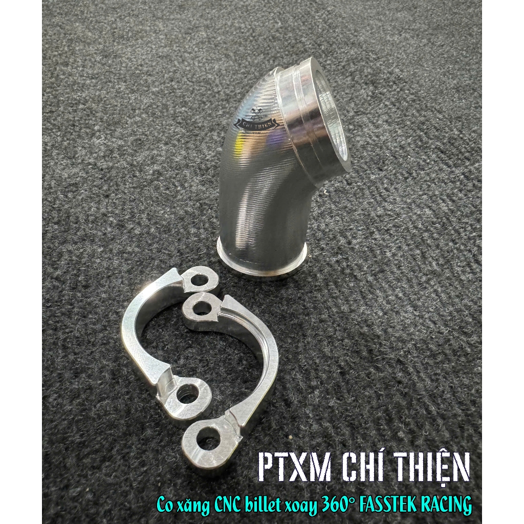 Co xăng CNC Billet xoay 360° FASSTEK