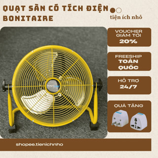  Quạt Tích Điện Bonitaire- 14inch Chính Hãng Tích Hợp Cổng Sạc USB Làm Sạc Dự Phòng Tiện Dụng 