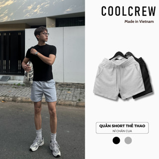 Quần Short Thể Thao Nam Basic COOLCREW Quần Đùi Chất Vải Nỉ 2 Da Thoải Mái Phong Cách Đơn Giản