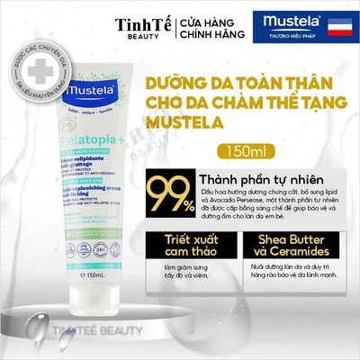 [LIVE] Kem Dưỡng Da Mặt Và Toàn Thân Da Chàm Cho Trẻ Sơ Sinh, Trẻ Em và Cả Gia Đình Mustela 150ml