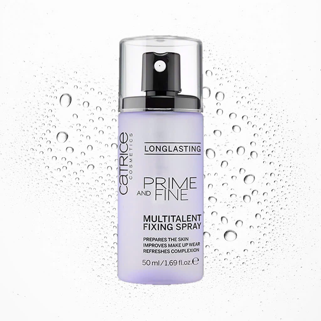 Xịt Khoá Nền Catrice Prime And Fine Multitalent Fixing Spray 50ml