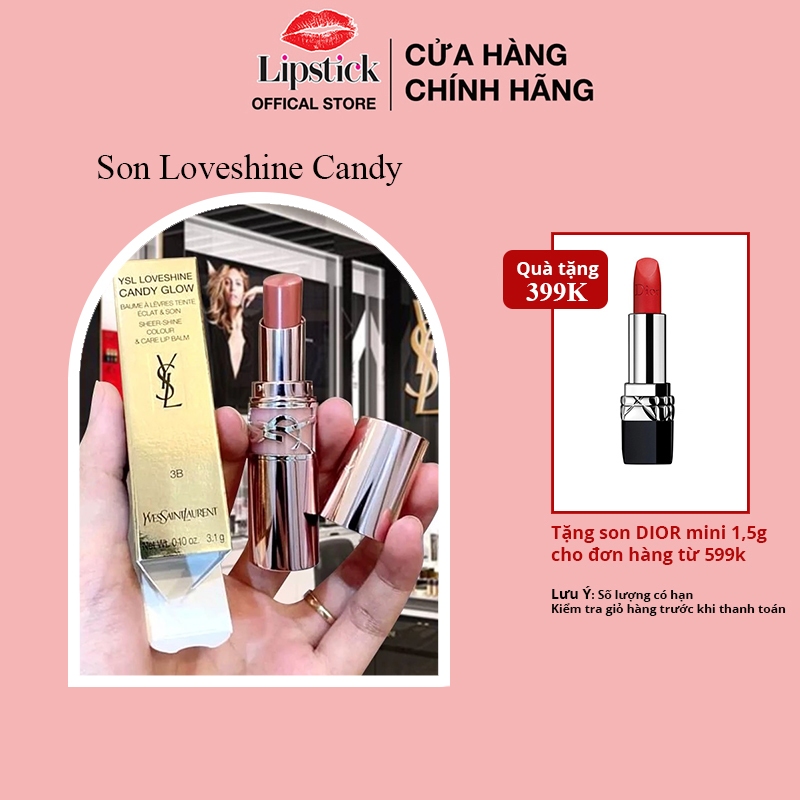 Son Dưỡng YSL Loveshine Candy, Volupte Sheer Candy Chính Hãng