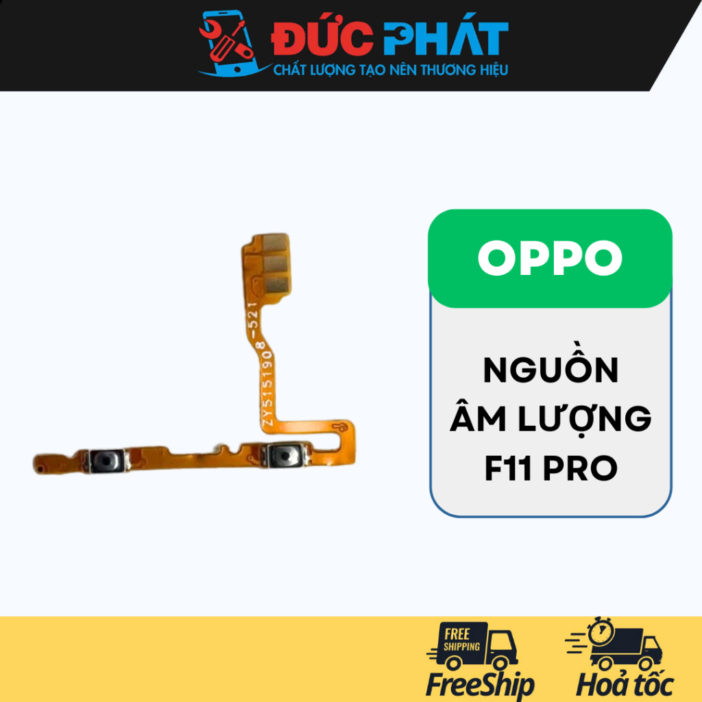 Dây nút nguồn Thay Thế Cho oppo F11 pro / công tắc nguồn F11 pro / dây volumn f11 pro , bảo hành đổi