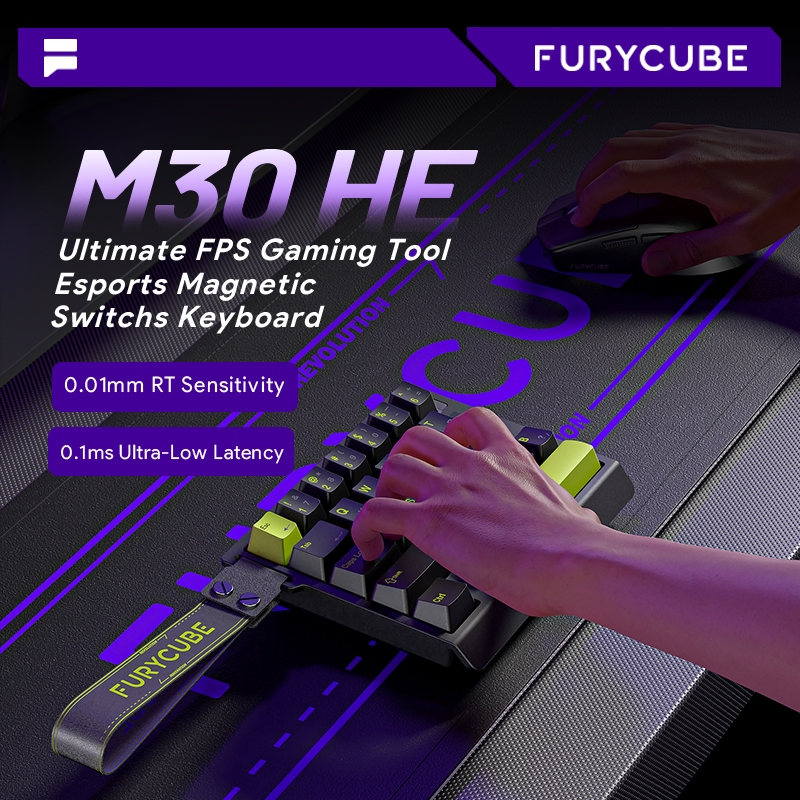 ZIFRIEND M30 HE Bàn phím chơi game cơ học công tắc từ tính có đèn LED RGB có dây 29 phím | BigBuy360 - bigbuy360.vn