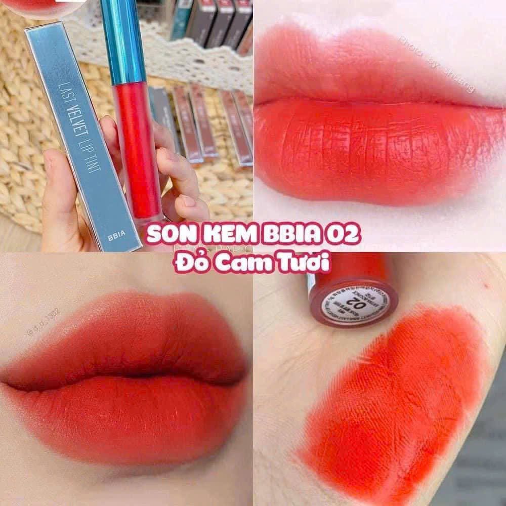 Son Kem Bbia 02 Đỏ Cam