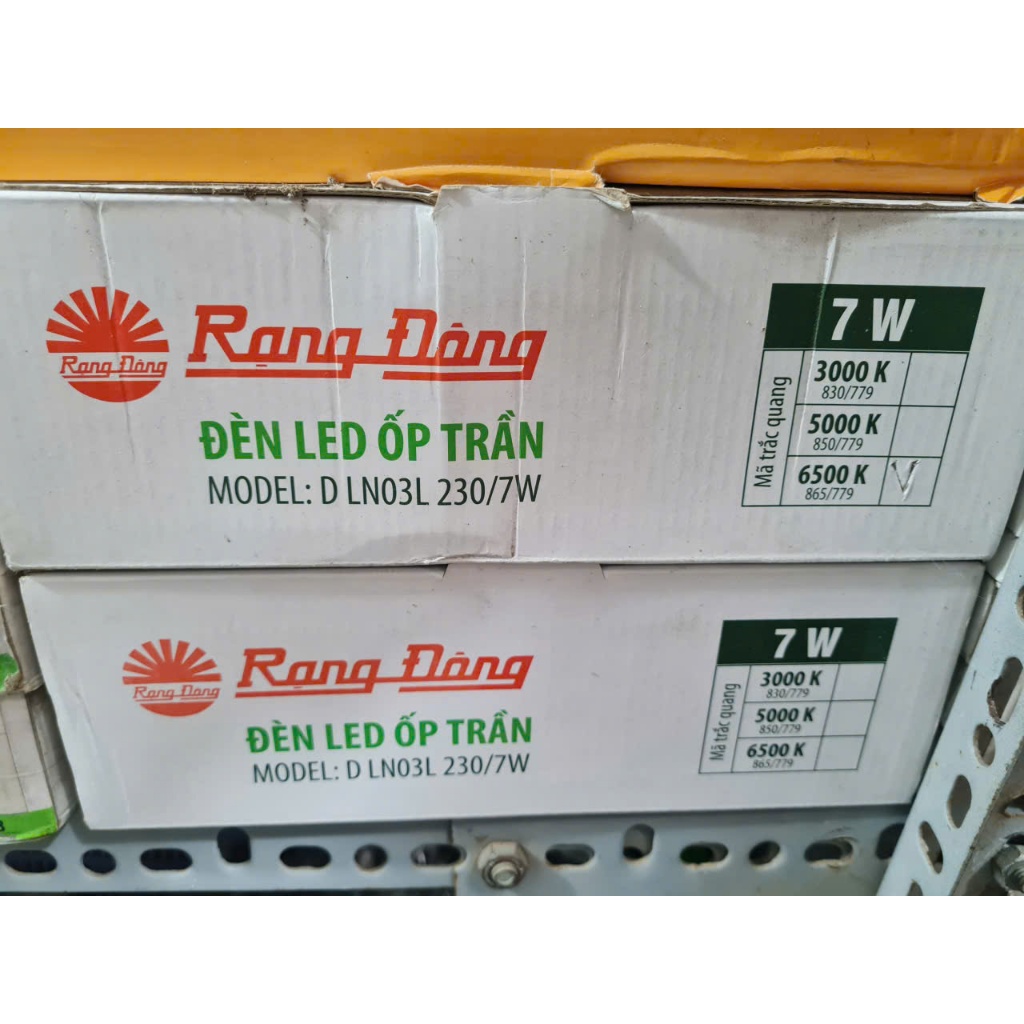 Led âm trần 7w/90 tròn Rạng Đông - Led âm trần 9W tròn đổi màu Rạng Đông