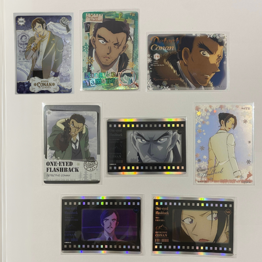 Card Conan movie 28 FR, STR, TR bộ 3 Nagano (Kansuke, Takaaki, Yui) siêu đẹp KAYOU