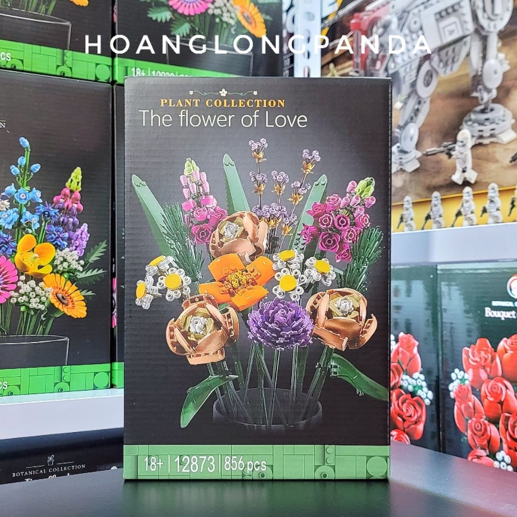 [Ideas] Đồ chơi lắp ráp Bó hoa 12873 Bouquet of Flowers 856 chi tiết
