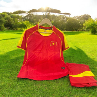 Bộ quần áo đá bóng Việt Nam mới nhất 2025 chất vải thun mè cao cấp