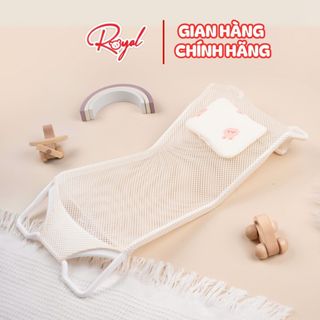  Lưới tắm cho bé sơ sinh lưới tắm bé Royal có móc U khung nhựa chắc chắn chất liệu vải lưới cao cấp 