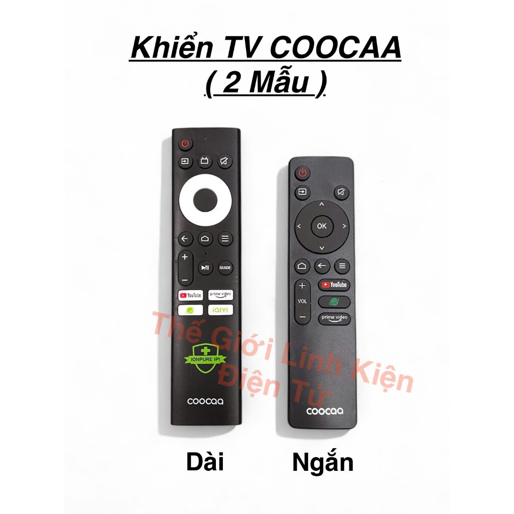 Điều khiển remote tivi CooCaa