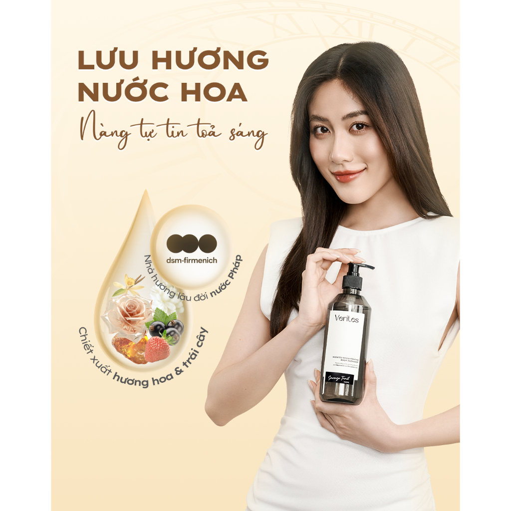 Sữa tắm hương nước hoa VERITES Body Wash Signature Collection hương Joie de Vivre 500ml | BigBuy360 - bigbuy360.vn