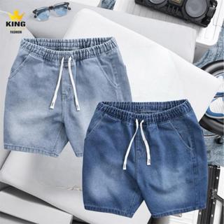   T1  Combo Quần Short Jean Cotton Nam KINGFASHION Túi Đứng Mền Mại Thoải Mái Trẻ Trung 