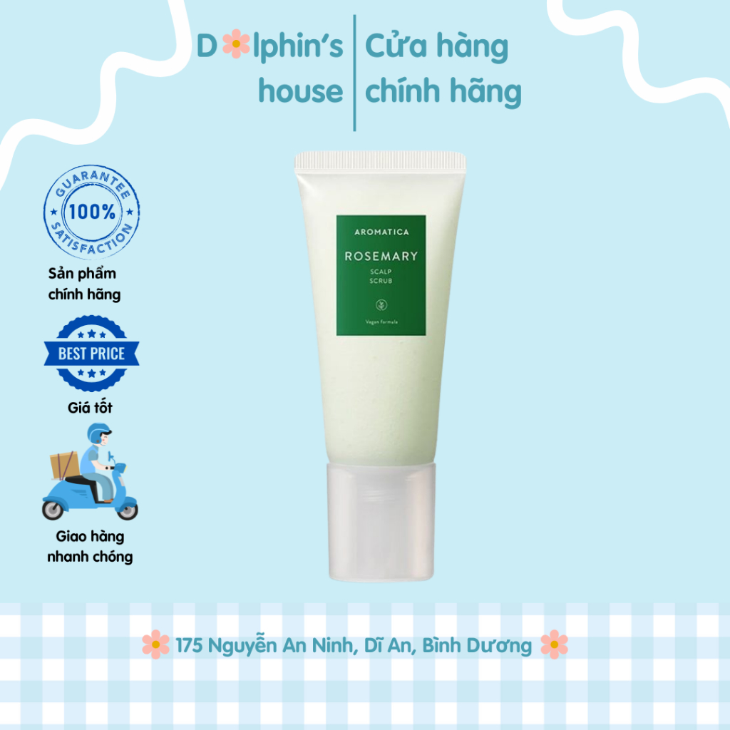 Tẩy tế bào chết da đầu Rosemary - Aromatica