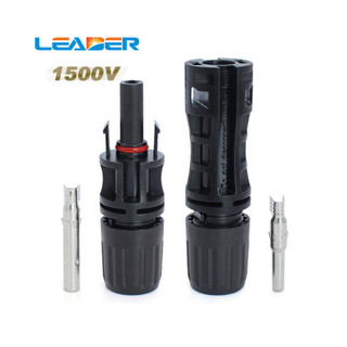 MC4 Leader kết nối dây DC bằng đồng mạ thiếc, chống nước IP67, điện áp 1500V, dòng điện 20A - 30A