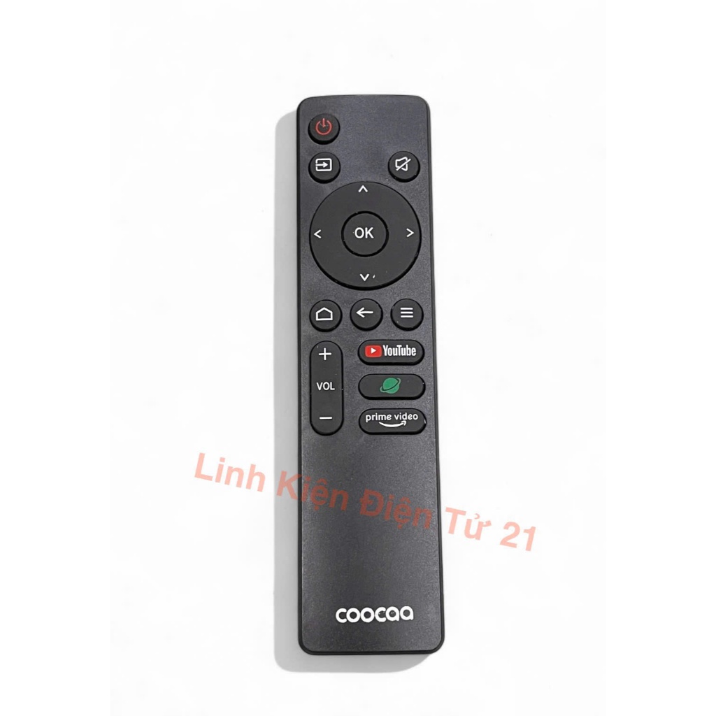Điều khiển remote tivi CooCaa ngắn