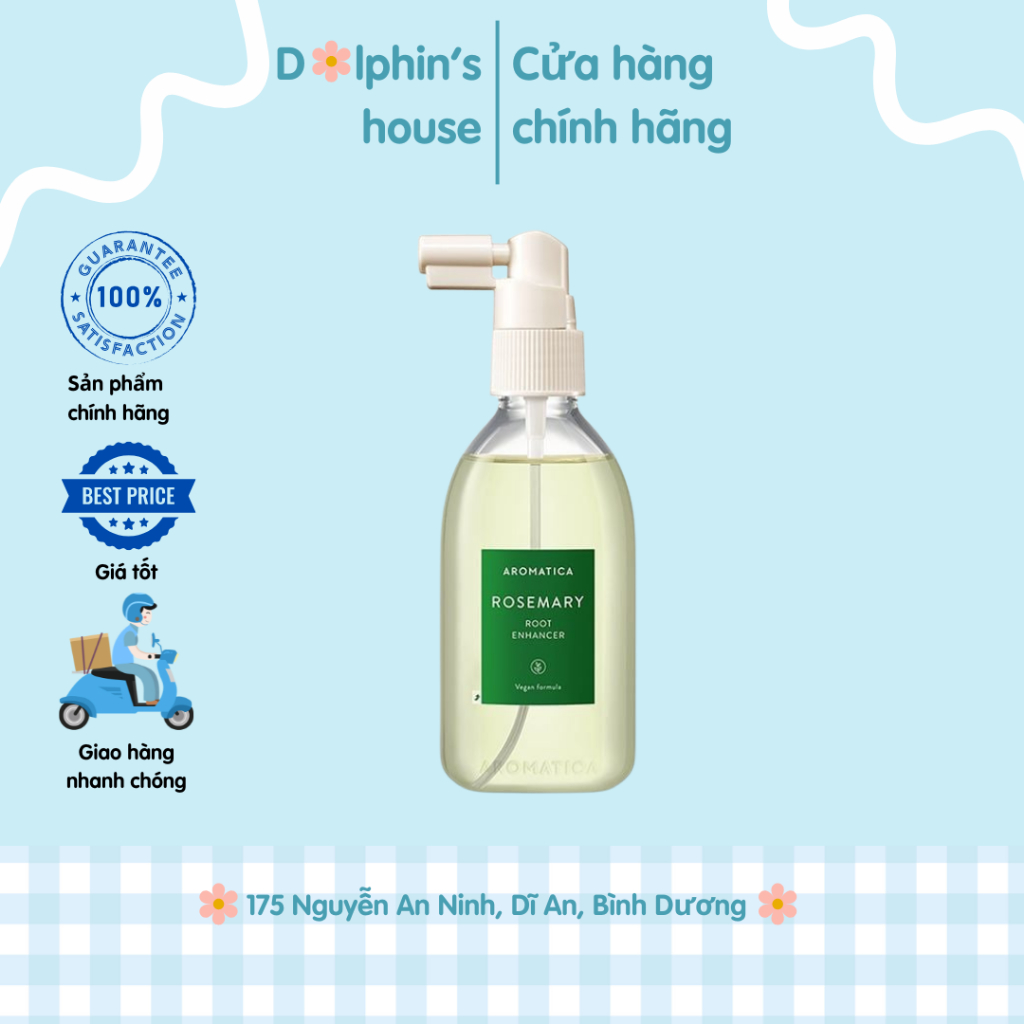Xịt dưỡng tóc aromatica rosemary root enhancer 100ml