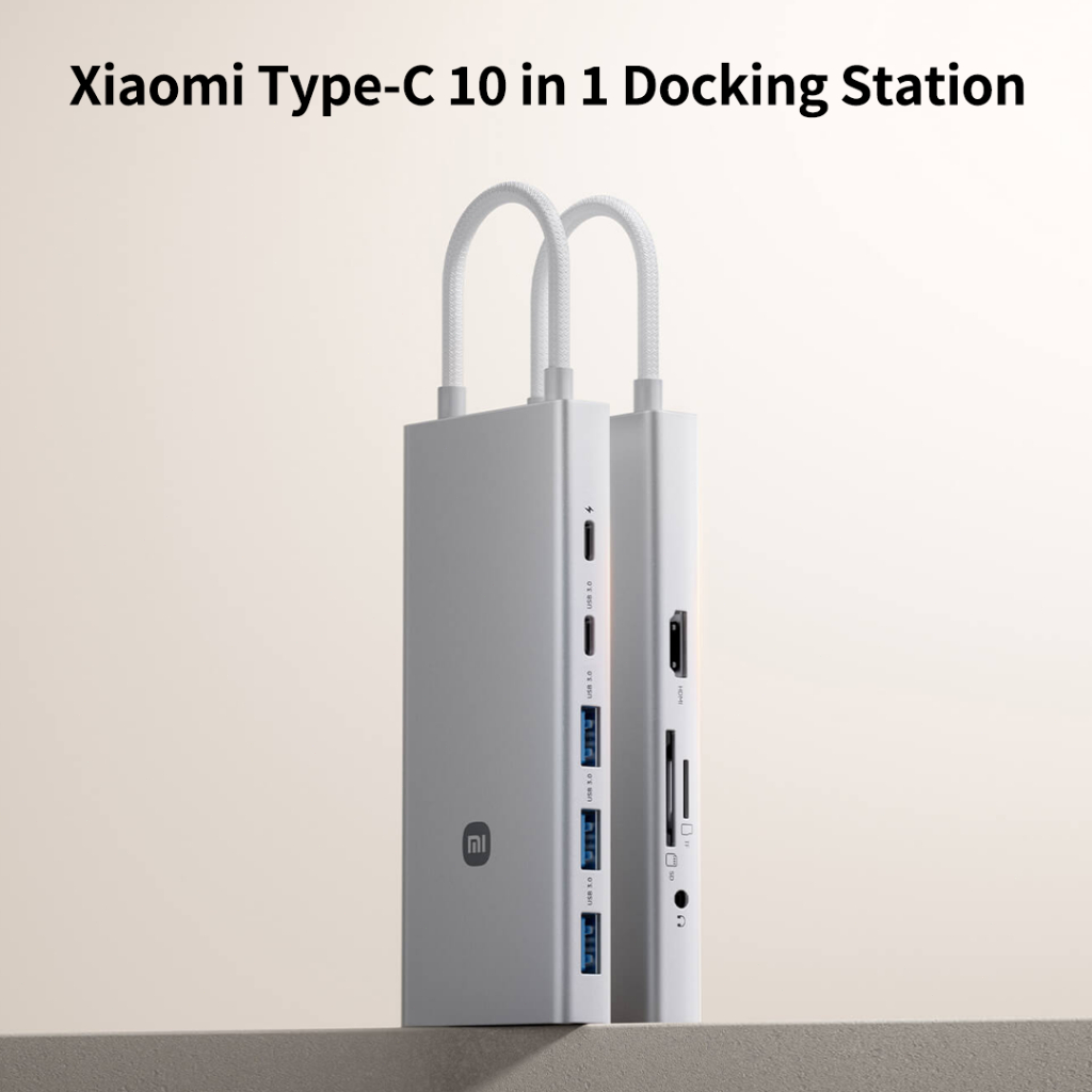 Xiaomi Type-C Docking 10 trong 1 Một cụm phụ kiện đa năng giải quyết tất cả nhu cầu kết nối HDMI 2.0