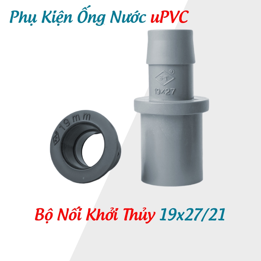 [BÁN SỈ] Nối Khởi Thủy, RON Nối Khởi Thủy 19x21/27, phụ kiện ống nước PVC Nhựa SIÊU THÀNH